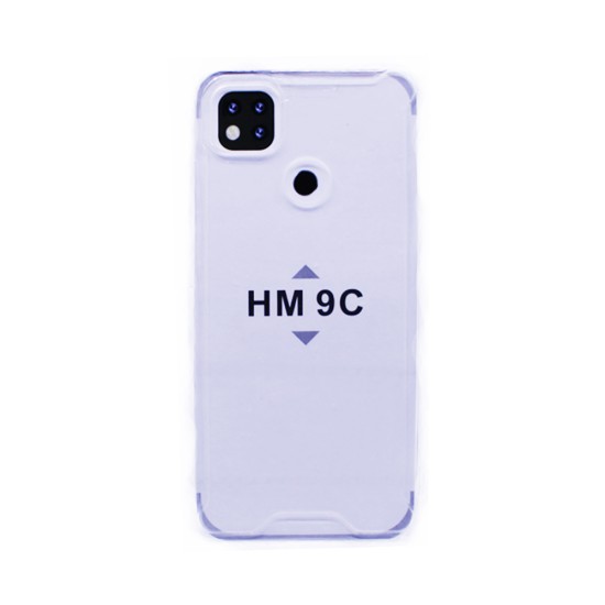 Capa de Silicone com Cantos Duras para Xiaomi Redmi 9C Transparente